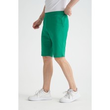 Baskı Detaylı Regular Kalıp Benetton Rengi Erkek Şort