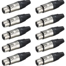 Losen LA1031-1 Xlr 3-Pin Dişi Konnektör ( 10 Lu Paket )