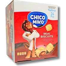 Chiko Miko Chıco Mıko Mini Bıscuıts Şekilli Içi Çikolata Dolu Bisküvi 24 Adet