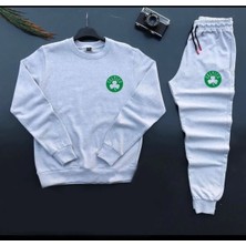 Baskılı Unisex Eşofman Takımı 2'li Set Combin