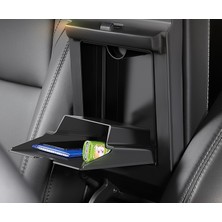 Li Parts Tesla Model Y 3 Orta Konsol 3'lü Set: Kolçak Gizli Saklama Kutusu(Geliştirilmiş Versiyon) + Orta Konsol Düzenleyici + Bardaklık