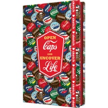 Sketch 13x21 Sert Kapak Defter Çizgili Tarihsiz Not Defteri