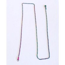 Takı Accessory Çelik Zincir Kolye Ince Unisex Renkli 60 cm
