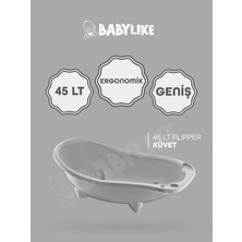 Babylike Yenidoğanlar & çocuklar 3'lü Bebek Seti - Küvet & kova & maşrapa