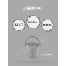 Babylike Yenidoğanlar & çocuklar 3'lü Bebek Seti - Küvet & kova & maşrapa