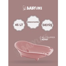 Babylike Yenidoğanlar & çocuklar 3'lü Bebek Seti - Küvet & kova & maşrapa
