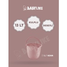 Babylike Yenidoğanlar & çocuklar 3'lü Bebek Seti - Küvet & kova & maşrapa