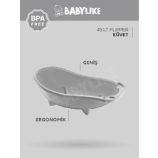 Babylike 5'li Bebek Seti- Küvet & lazımlık & bebek Yıkama Koltuğu & kova & maşrapa