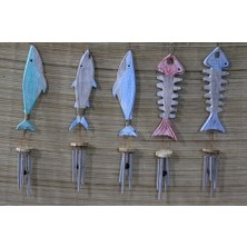 Dervis'İN Ahşap Balıklı Metal Çan