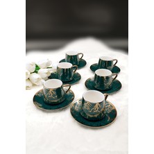 Yaren Style 6 Kişilik Porselen Kahve Fincan Takımı