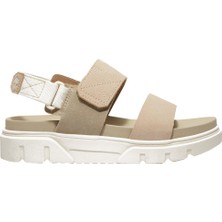 Greyfield Sandal BACKSTRAP SANDAL Kadın Light Beige Suede Sandalet TB0A2QJAER31