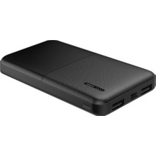 Dexim M9 10.000 mAh LED Işıklı Powerbank - Siyah