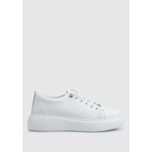 ProvoQ Beyaz Deri Kadın Sneaker
