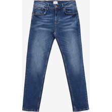 Sseinse Normal Bel Normal Paça Slim Fit Antrasit Erkek Denim Pantolon PJI1329SS