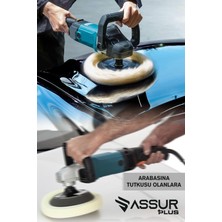 Assur 1200W Polisaj Makinesi Devir Ayarlı 6 Kademeli 180mm Pasta Cila