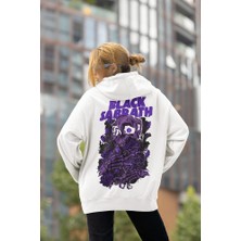 Sevbano Black Sabbath Kurukafa Baskılı  Oversize Müzik Grubu Rock Metal Hoodie