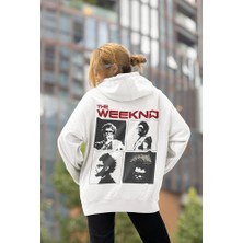 Sevbano Tasarım The Weeknd Baskılı  Oversize Rapper Şarkıcı Hoodie