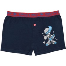 Tutku Shedo Tutku Baskılı Elastan Erkek Çocuk Boxer 253 | Lacivert