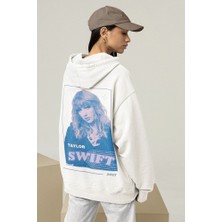 Sevbano Reputation Taylor Swift Baskılı  Oversize Şarkıcı Hoodie