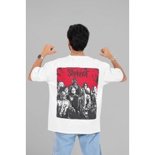 Slipknot Baskılı Unisex Oversize Tasarım Tişört