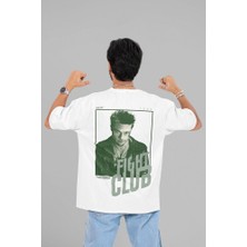 Fight Club Tyler Durden Baskılı Unisex Oversize Film Karakteri Tişört
