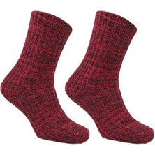 Sara Donna Kadın Outdoor Socks Bot Çorabı | Bordo