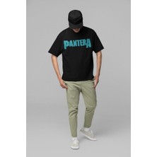 Pantera Rock Metal Müzik Grubu Baskılı Unisex Oversize Tişört