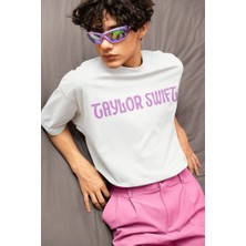 1989 Taylor Swift Baskılı Unisex Oversize Şarkıcı Tişört
