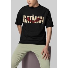 The Batman Baskılı Unisex Oversize Dc Karakter Tişört