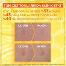 Garnier C Vitamini Parlak Günlük Güneş Koruyucu Fluid Yüz Kremi Görünmez Doku SPF50+ 40ML