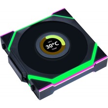 Lian Li Unı Fan Reverse Sl Wıreless LCD 1X120MM Siyah Kasa Fanı (G99.12RSLLCD1W1B.00)