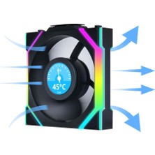 Lian Li Unı Fan Sl Wıreless LCD 3X120MM Siyah Kasa Fanı (G99.12SLLCD1W3B.00)