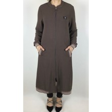 Ece Giyim Kadın Ayrobin Kolağzı ve Eteği Ribanalı Cepli Yazlık Spor Kap