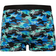 DeFacto Regular Fit Kamuflaj Desenli 3'lü Boxer E2929AX25SP