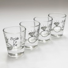 Seraglass Bride To Be Yüzük 12'li Shot Bardağı