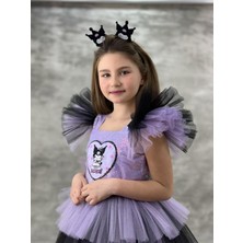 Kuromi Kat Kattaçlıtütü Çocuk Abiye Elbise