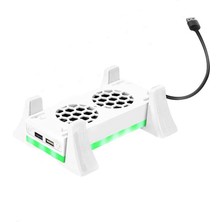 Luuminaly Oyun Konsolu Soğutma Fanı Standı 3 Hızlı LED Işıklı USB (Yurt Dışından)