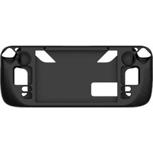 Luuminaly Steamdeck OLED Oyun Konsolu Silikon Kılıfı Siyah Için Uygundur (Yurt Dışından)