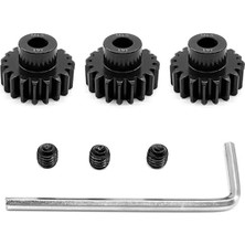 Luuminaly Uzaktan Kumandalı Araba Vites M1.5 Modül 8.0 Iç Delik Motor Vites, 21T (Yurt Dışından)