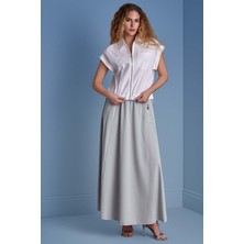 Guitar Gömlek Yaka Beyaz Poplin Gömlek