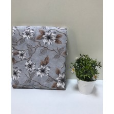 Asev Home Ütü Masası Kılıfı Büyük Boy Ipli Stoperli Keçeli Kılıfı Örtüsü Bezi 55X140CM Silver Garden