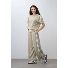 Loco Loco Kız Çocuk Fiyonklu Tişört ve Pantolon Takım
