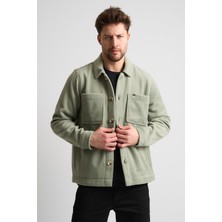 Alexander Gardi Alexandergardı Gömlek Yaka Düğmeli Cep Detaylı Erkek Ceket