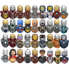 Wanglm 1341 Disney Yapı Taşları Demir MK40 Adam Örümcek Yeşil Goblin Adam Aksiyon Figürleri Tuğla Eğitici Diy Oyuncaklar Çocuklar Için Hediyeler (Yurt Dışından)