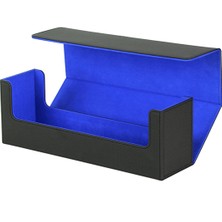 Steellaar Ticaret Kartları Için Kart Saklama Kutusu, Pu Kart Destesi Kutusu, Mavi+Siyah (Yurt Dışından)