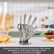 Karaca Meister Bremen 9 Parça Çelik Bıçak Seti