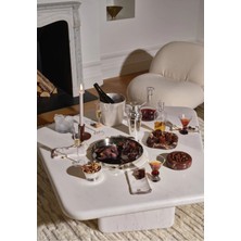 Malas Home 3'lü doğal ahşap şamdan, ahşap mumluk, ahşap şamdan set