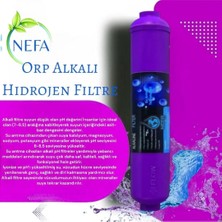 Nefa Tüm Kapalı Kasalara Uygun, 6 Aşamalı, -Orp Hidrojen Alkali- Ph 'canlı Su Teknolojisi' Destekli Filtreseti