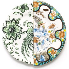 Seletti Hybrid Zoe Desenli Porselen Pasta Tabağı