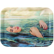 Seletti Toieletpaper Seagirl Melamin Tepsi